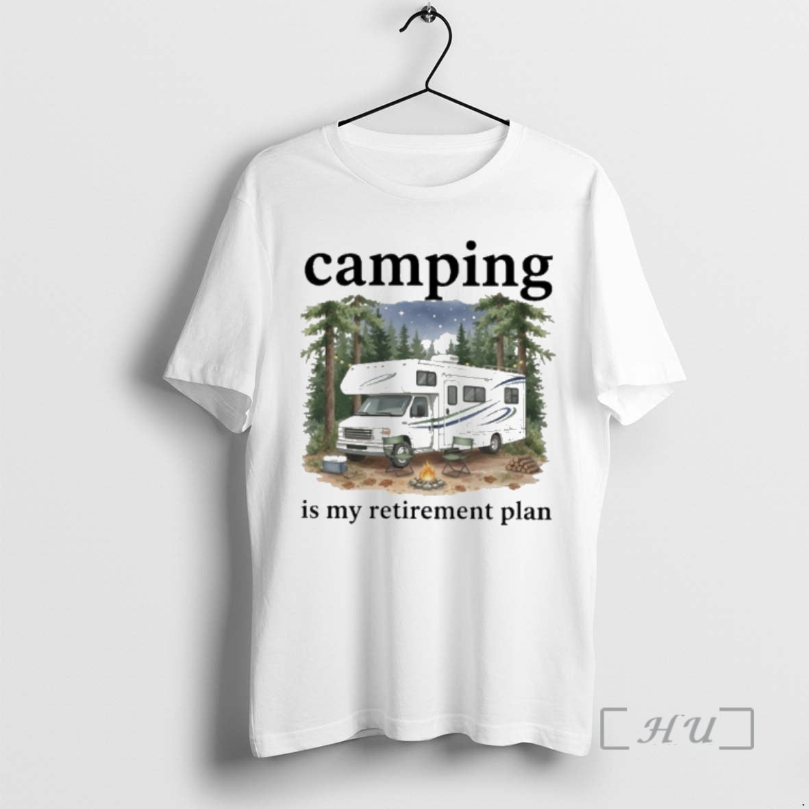 Officials Camping Is My Retirement Plan Rv Car In The Forest Premium T Shirts Sweater Hoodie, Sweatshirt | PopFlextees.com