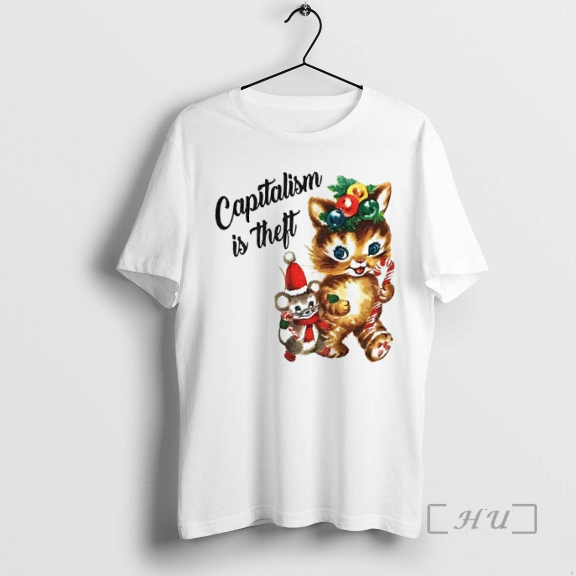Officials Capitalism Is Theft Holiday Anti Capitalist T-Shirts, Hoodie, Sweatshirt | PopFlextees.com