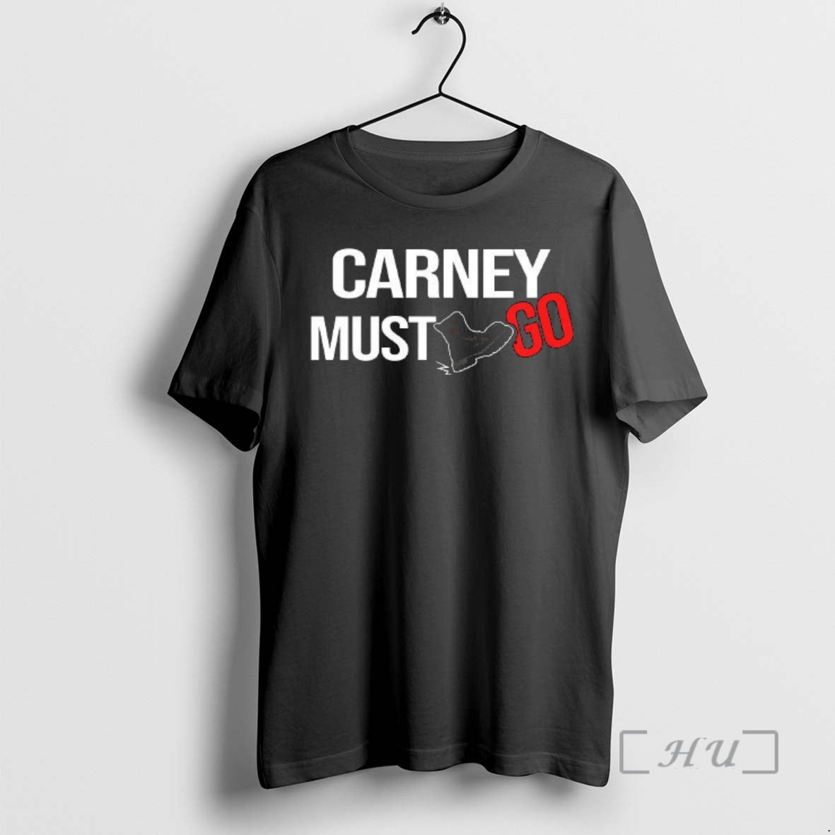 Officials Carney Must Go Boot Satirical Political Woman T-Shirts, Hoodie, Sweatshirt | PopFlextees.com