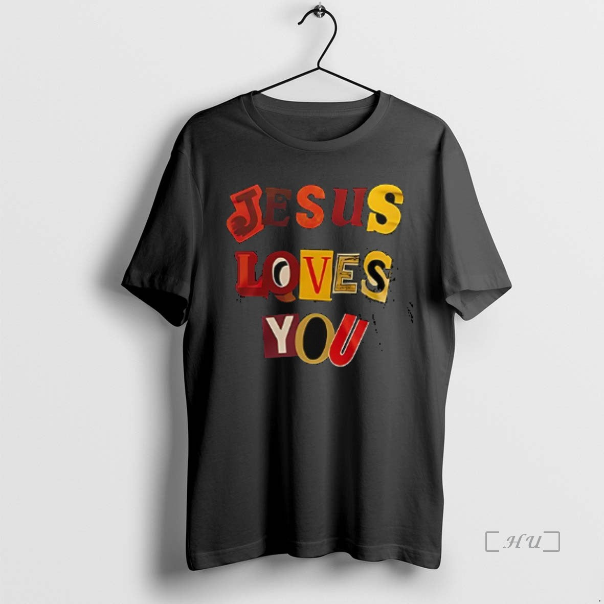 Officials Carolina Panthers Jesus Loves You Logo Double Sided Graphic T-Shirts, Hoodie, Sweatshirt | PopFlextees.com