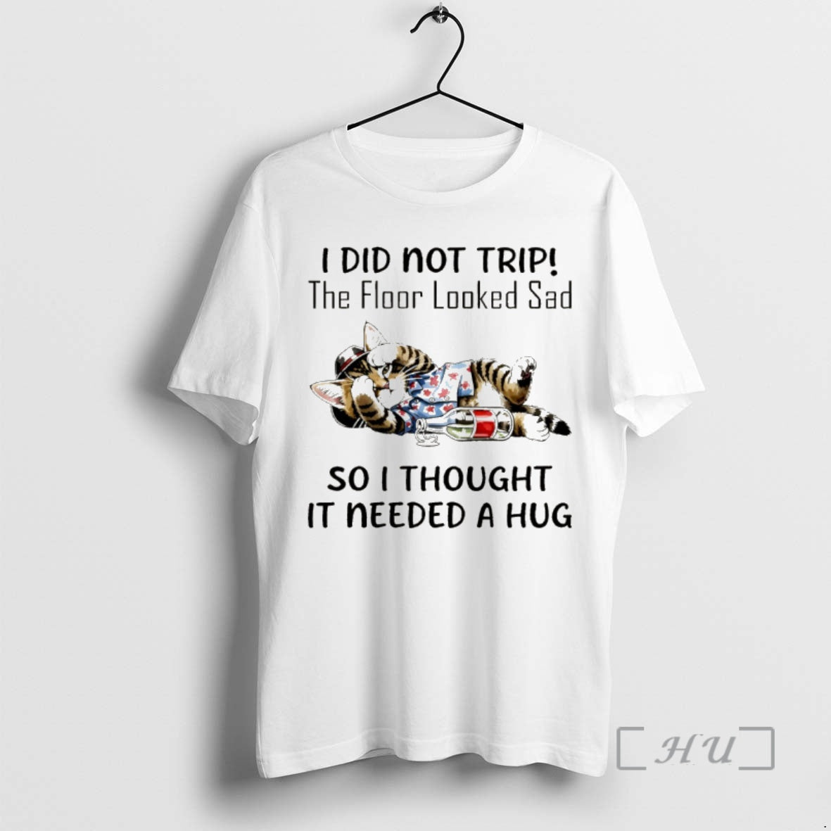 Officials Cat I Did Not Trip The Floor Looked Sad So I Thought It Needed T-Shirts, Hoodie, Sweatshirt | PopFlextees.com