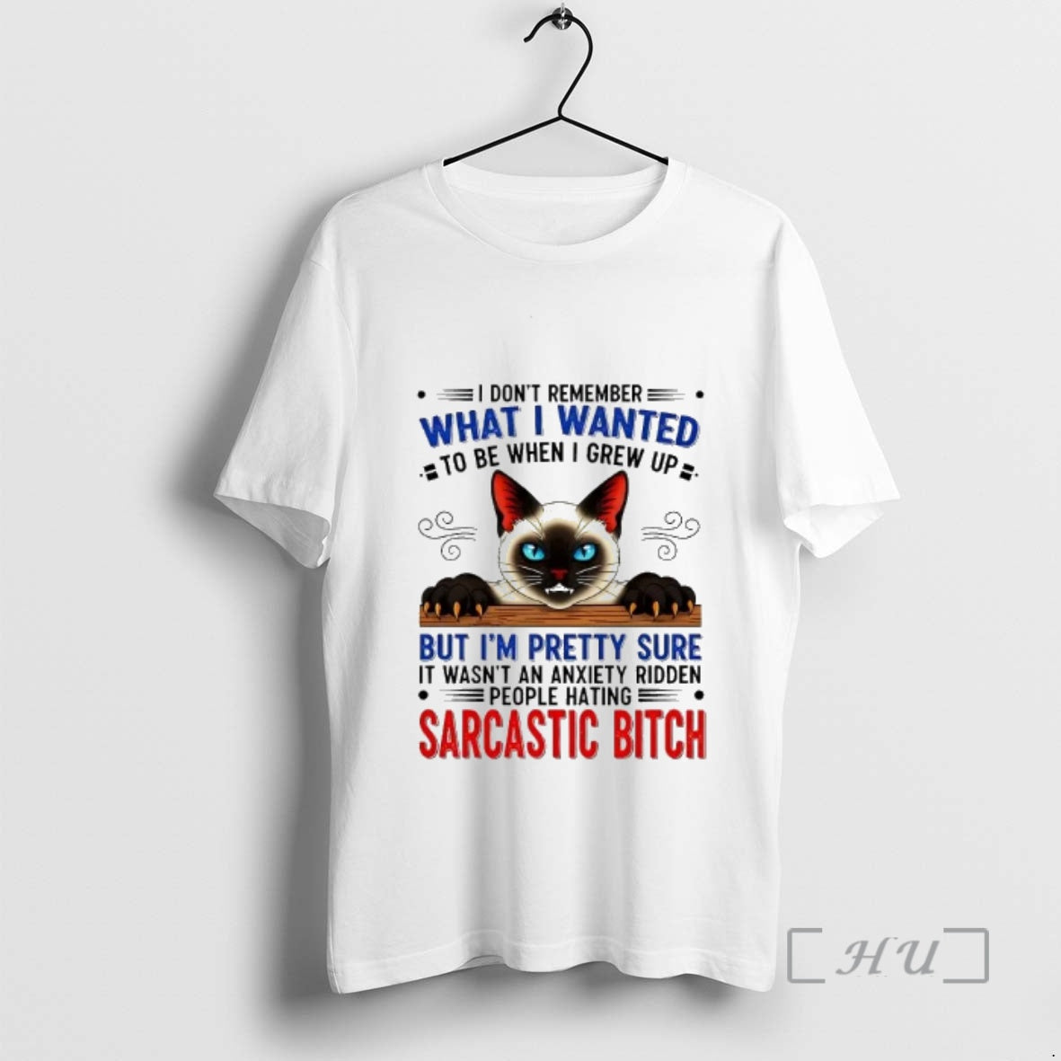 Officials Cat I Dont Remember What I Wanted To Be I Grew Up Sarcastic Bitch T-Shirts, Hoodie, Sweatshirt | PopFlextees.com