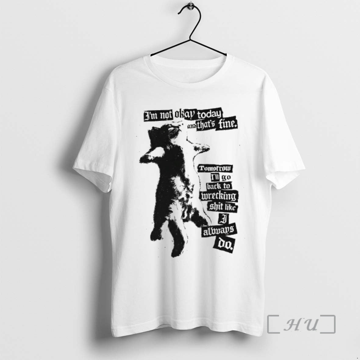 Officials Cat Im Not Okay Today And Thats Fine Tomorrow T-Shirts, Hoodie, Sweatshirt | PopFlextees.com