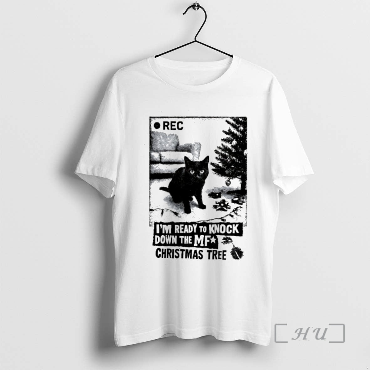 Officials Cat Im Ready To Knock Down The Mf Christmas Tree Premium T Shirts Sweater Hoodie, Sweatshirt | PopFlextees.com