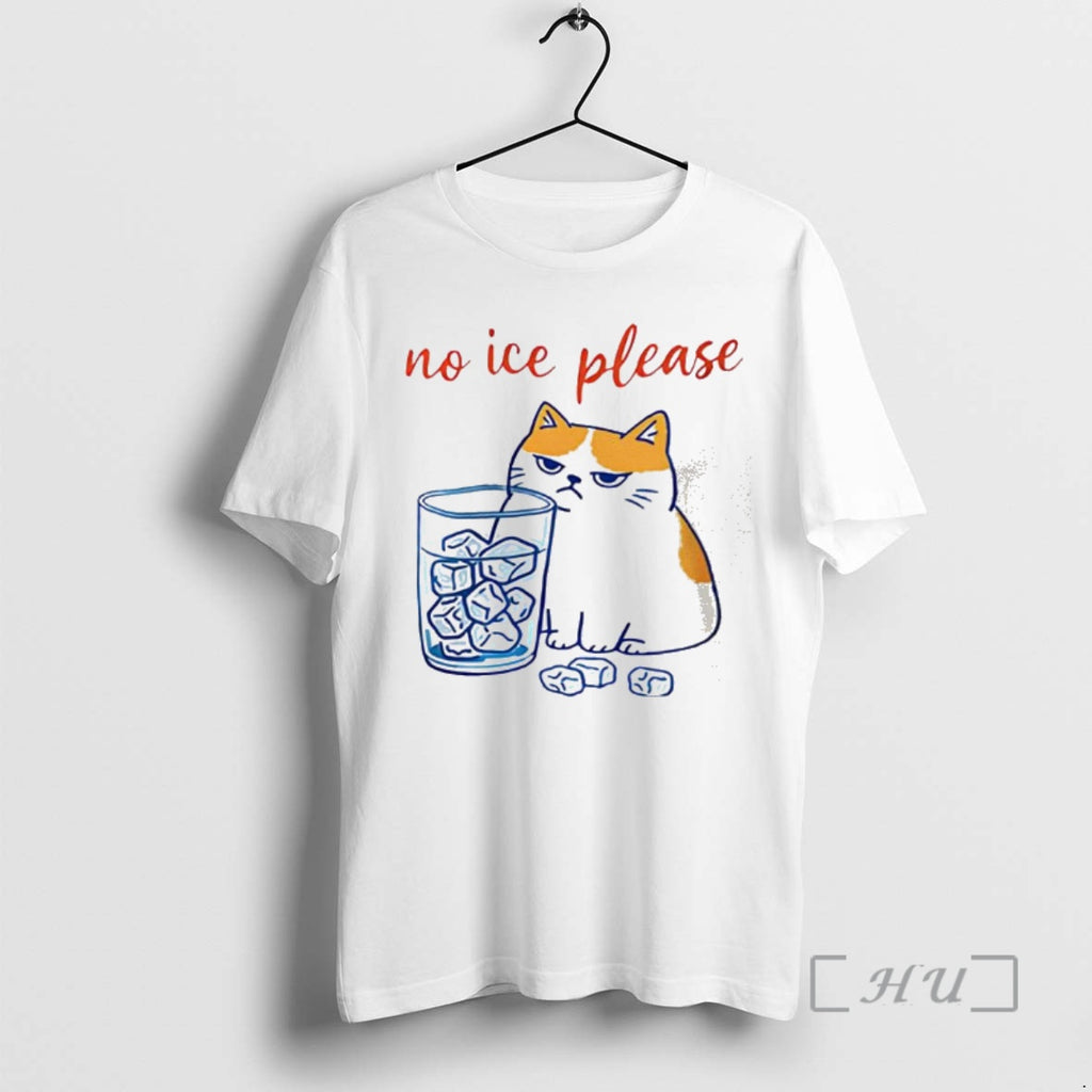 Officials Cat No Ice Please Caricature T-Shirts, Hoodie, Sweatshirt | PopFlextees.com