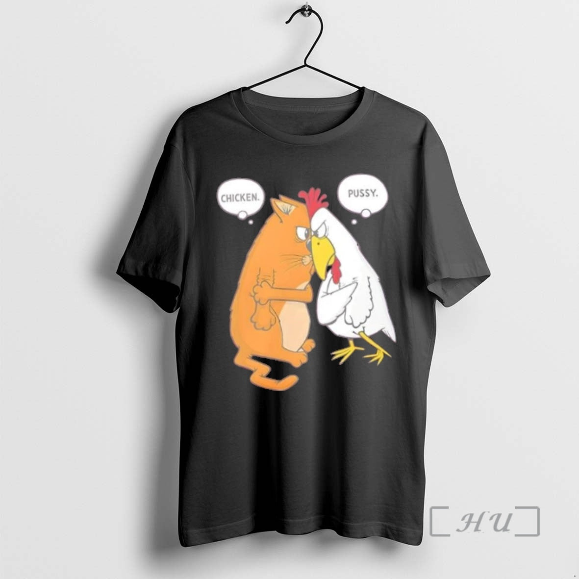 Officials Cat And Chicken Insult Wordplay T-Shirts, Hoodie, Sweatshirt | PopFlextees.com