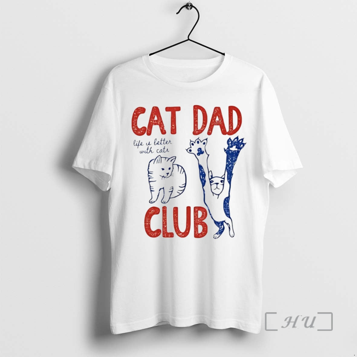 Officials Cat Dad Club Life Is Better With Cats Circle T-Shirts, Hoodie, Sweatshirt | PopFlextees.com
