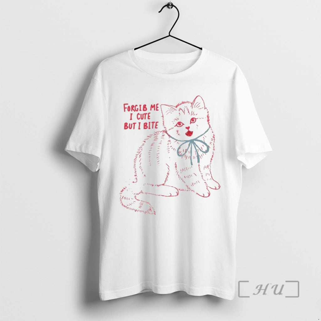 Officials Cat Forgib Me I Cute But I Bite T-Shirts, Hoodie, Sweatshirt | PopFlextees.com