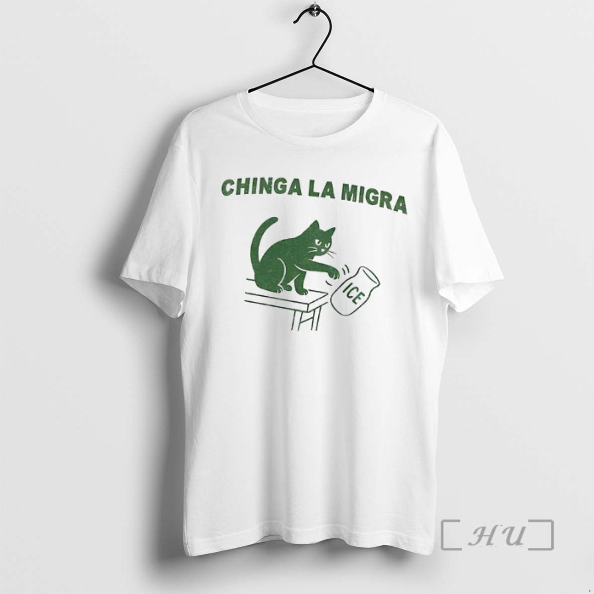 Officials Cat Fuck Ice Chinga La Migra Funny Political T-Shirts, Hoodie, Sweatshirt | PopFlextees.com