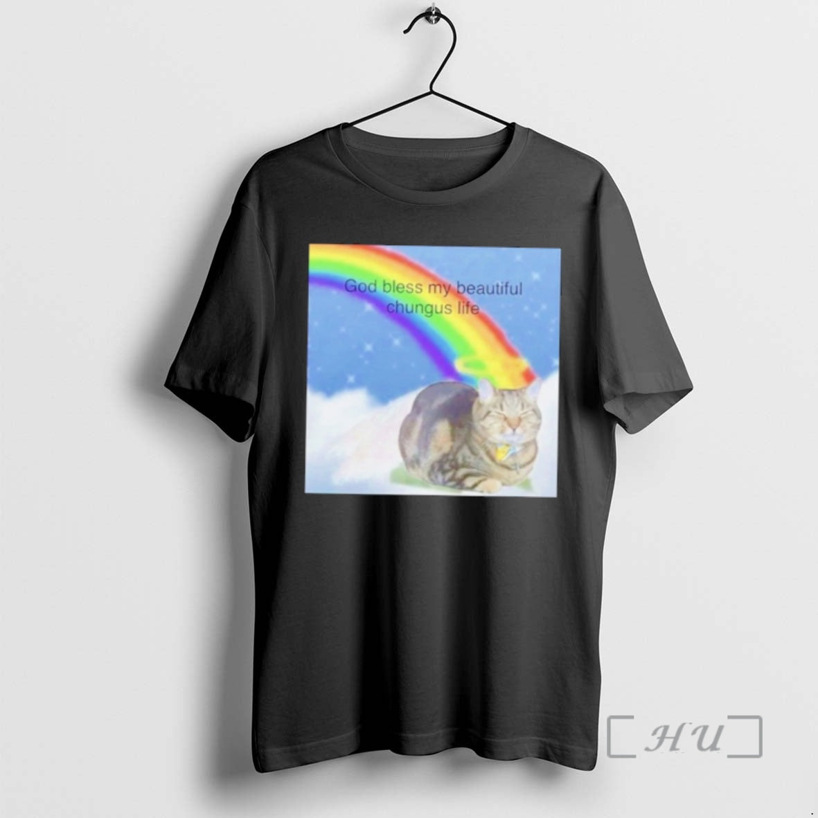 Officials Cat God Bless My Big Chungus Life T-Shirts, Hoodie, Sweatshirt | PopFlextees.com
