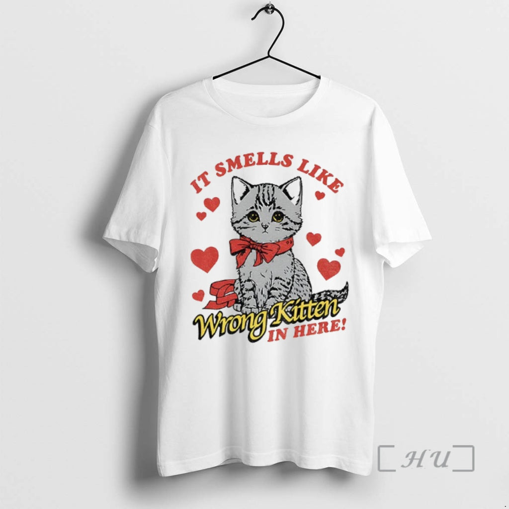 Officials Cat Smells Like Wrong Kitten Here T-Shirts, Hoodie, Sweatshirt