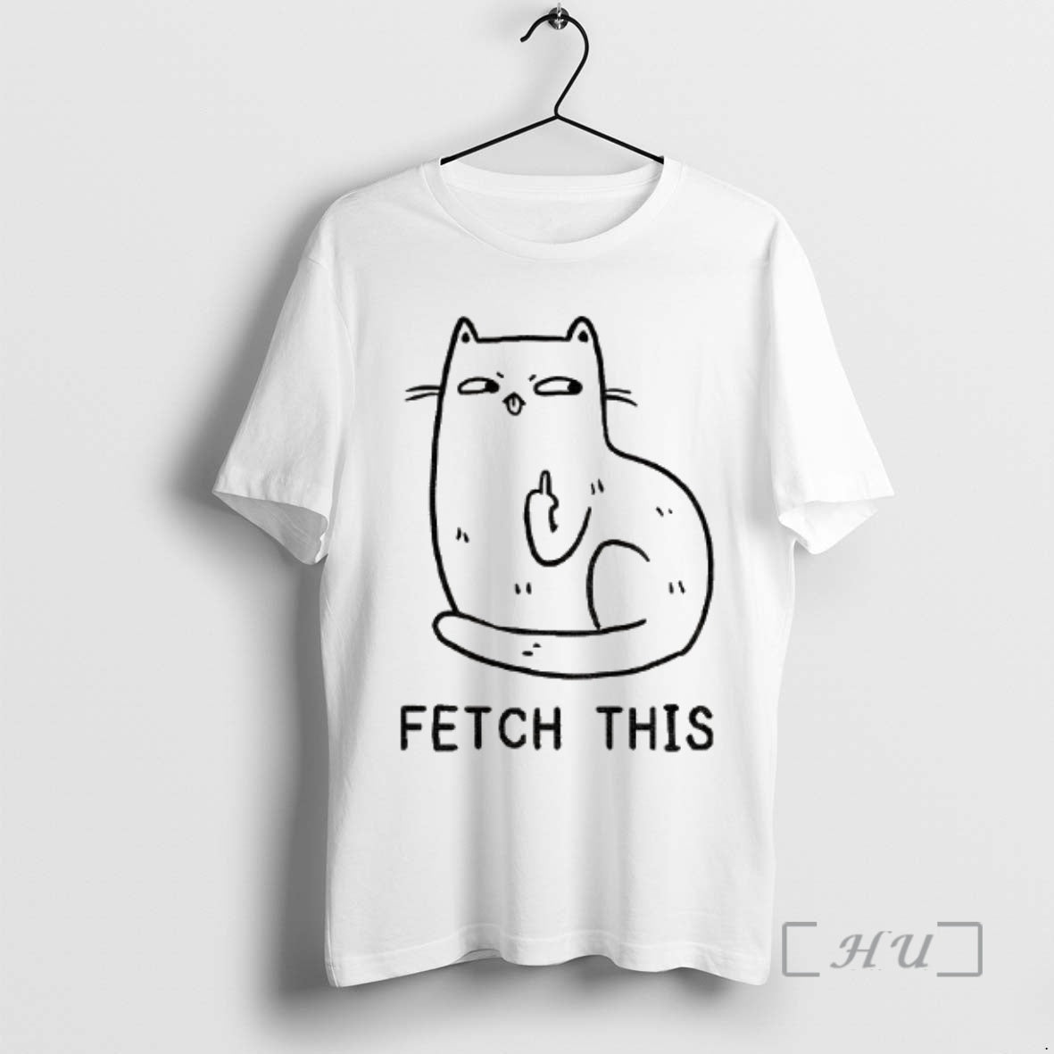 Officials Cat Middle Finger Fetch This Meme T-Shirts, Hoodie, Sweatshirt | PopFlextees.com