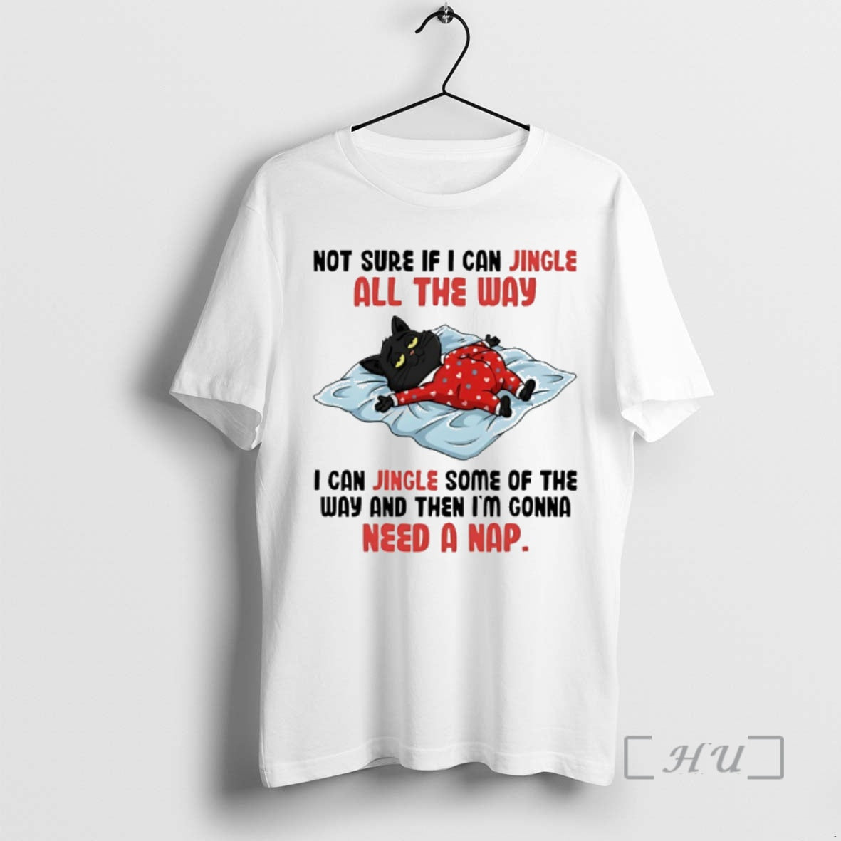 Officials Cat Not Sure If I Can Jingle All The Way I Can Jingle Some T-Shirts, Hoodie, Sweatshirt | PopFlextees.com