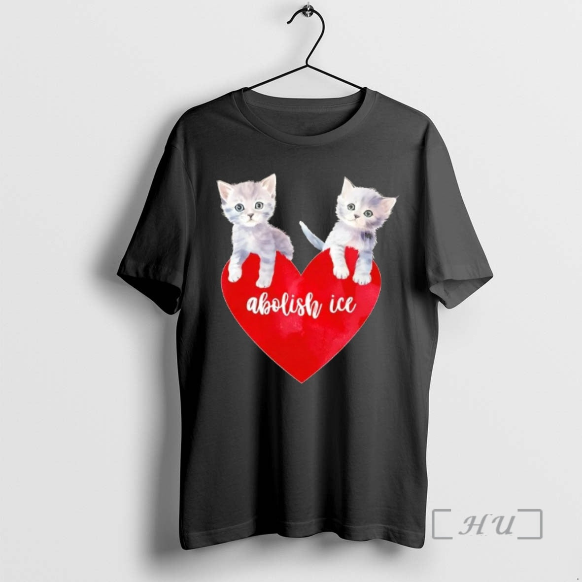 Officials Cats Abolish Ice Valentine Heart Kittens Anti Ice T-Shirts, Hoodie, Sweatshirt | PopFlextees.com