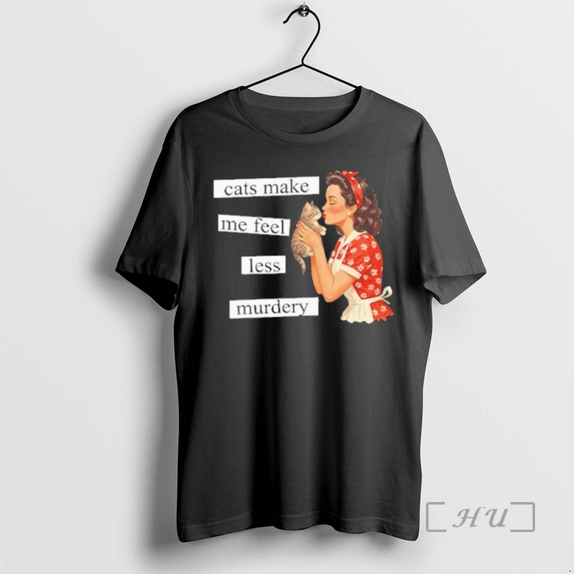 Officials Cats Make Me Feel Less Murdery T-Shirts, Hoodie, Sweatshirt | PopFlextees.com