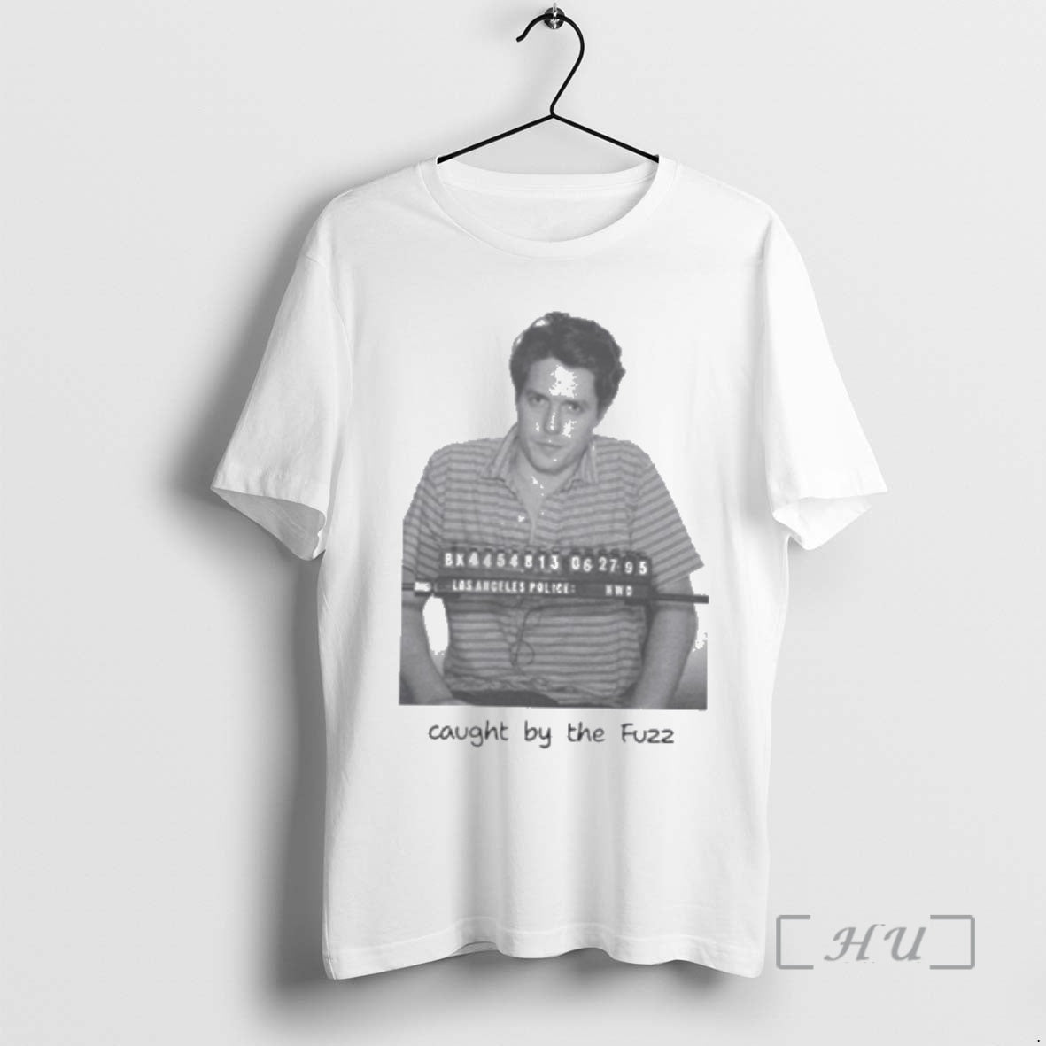 Officials Caught By The Fuzz Hugh Grant Mugshot T-Shirts, Hoodie, Sweatshirt | PopFlextees.com