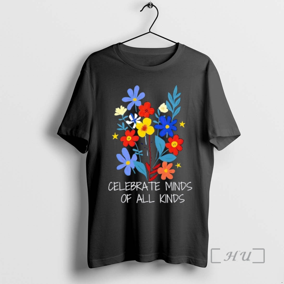 Officials Celebrate Minds Of All Kinds Floral Colors T-Shirts, Hoodie, Sweatshirt | PopFlextees.com