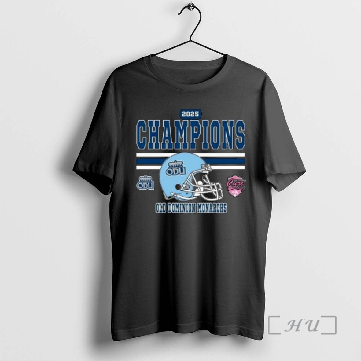 Officials Celebrates 2025 Cure Bowl Champions Old Dominion Monarchs Football Champions 2025 Staffdna Cure Bowl T-Shirts,...