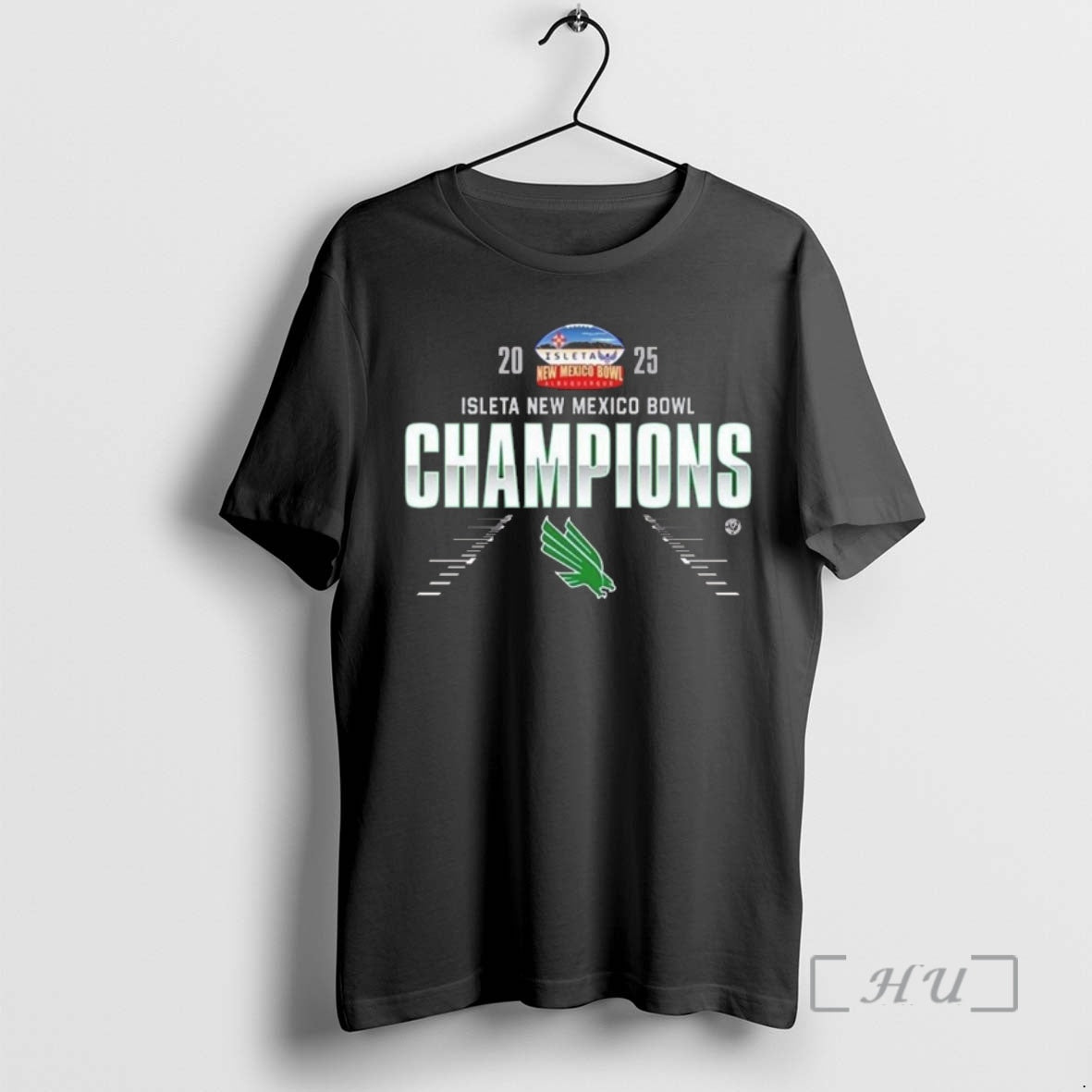 Officials Celebrates North Texas Mean Green Football 2025 Champions Isleta New Mexico Bowl Logo Premium T-Shirts, Hoodie,...