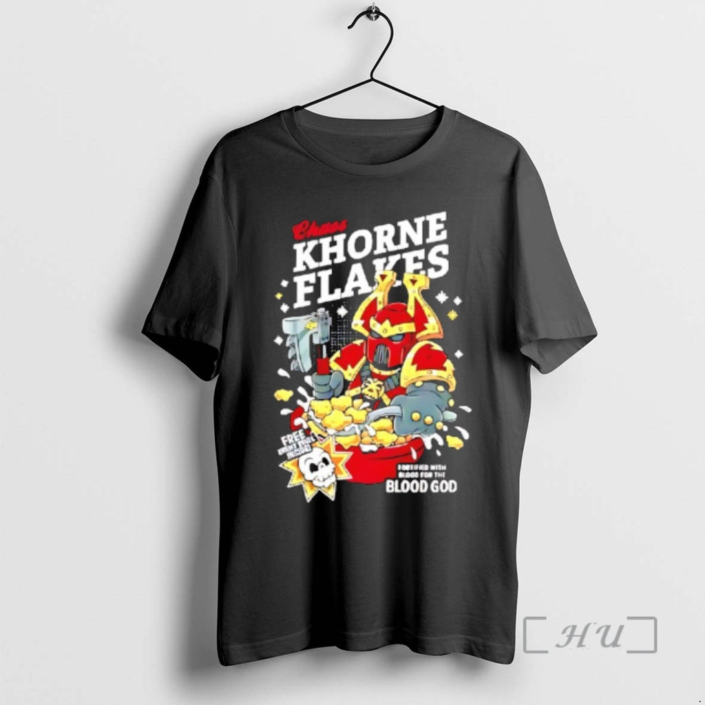Officials Chaos Khorne Flakes Fortified With Blood For The Blood God Premium T Shirts Sweater Hoodie, Sweatshirt
