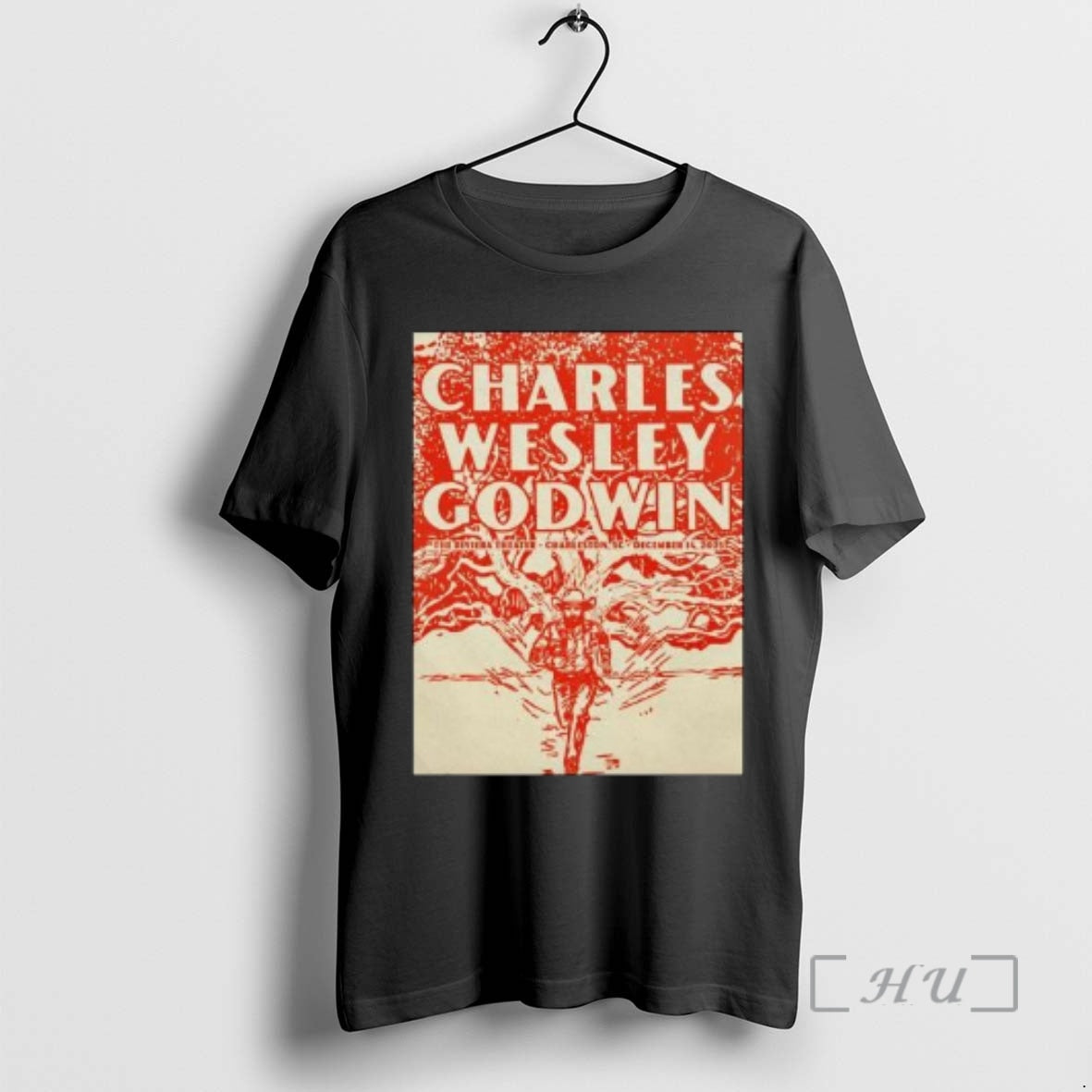 Officials Charles Wesley Godwin December 14 2025 In Charleston Sc Circle Black Premium T Shirts Hoodie, Sweatshirt
