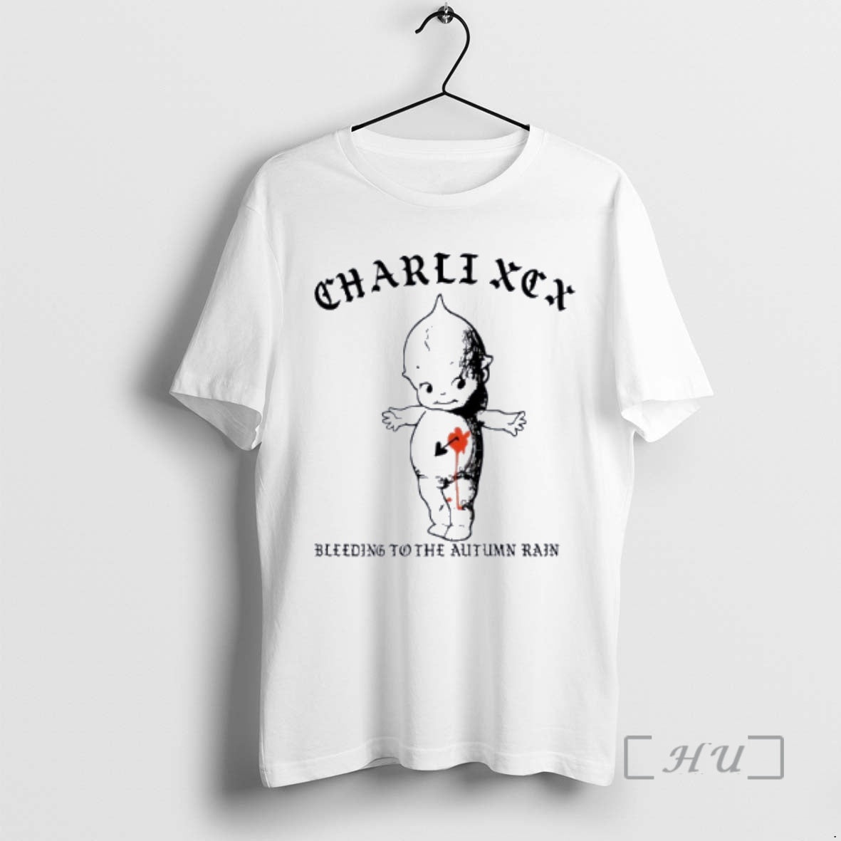 Officials Charli Xcx Brat Tattoo Kewpie Bleeding Autumn Rain T-Shirts, Hoodie, Sweatshirt
