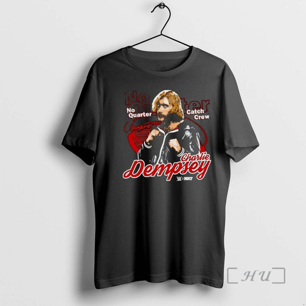 Officials Charlie Dempsey Grunge No Quarter Catch Crew Graphic Christmas T-Shirts, Hoodie, Sweatshirt | PopFlextees.com