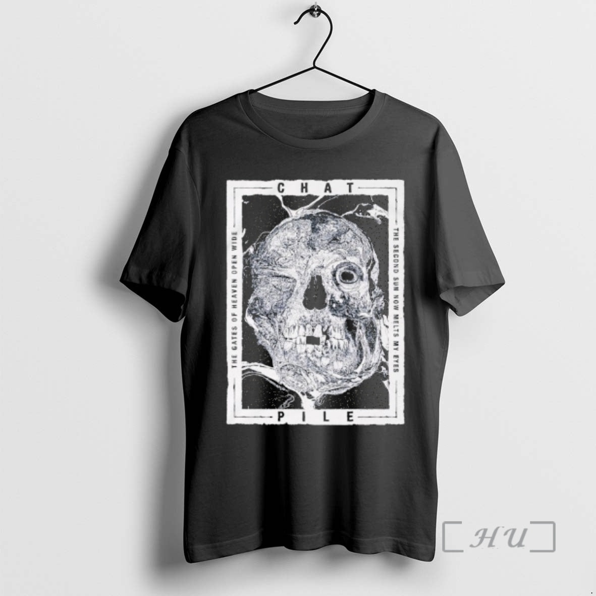 Officials Chat Pile Black Second Sun Skull T-Shirts, Hoodie, Sweatshirt | PopFlextees.com