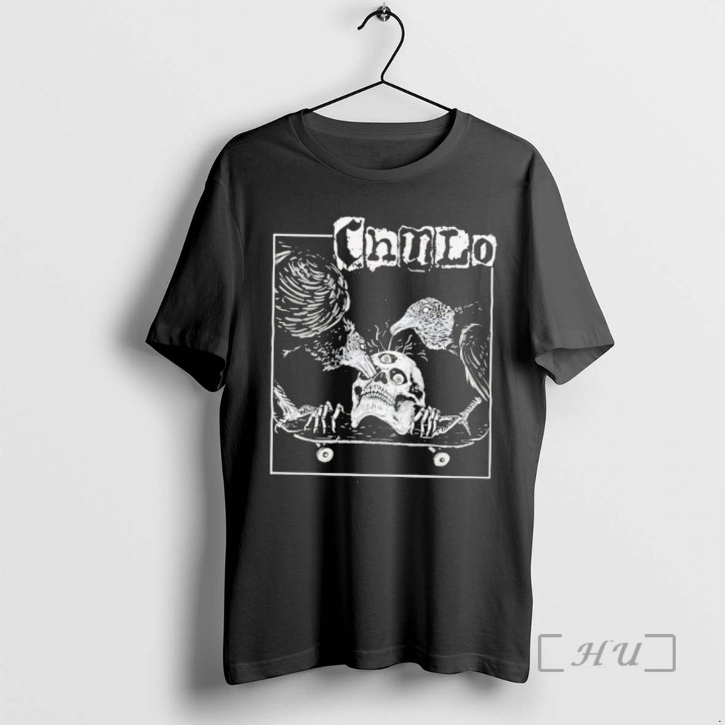 Officials Chaudo Skull Ravens Retro T-Shirts, Hoodie, Sweatshirt | PopFlextees.com