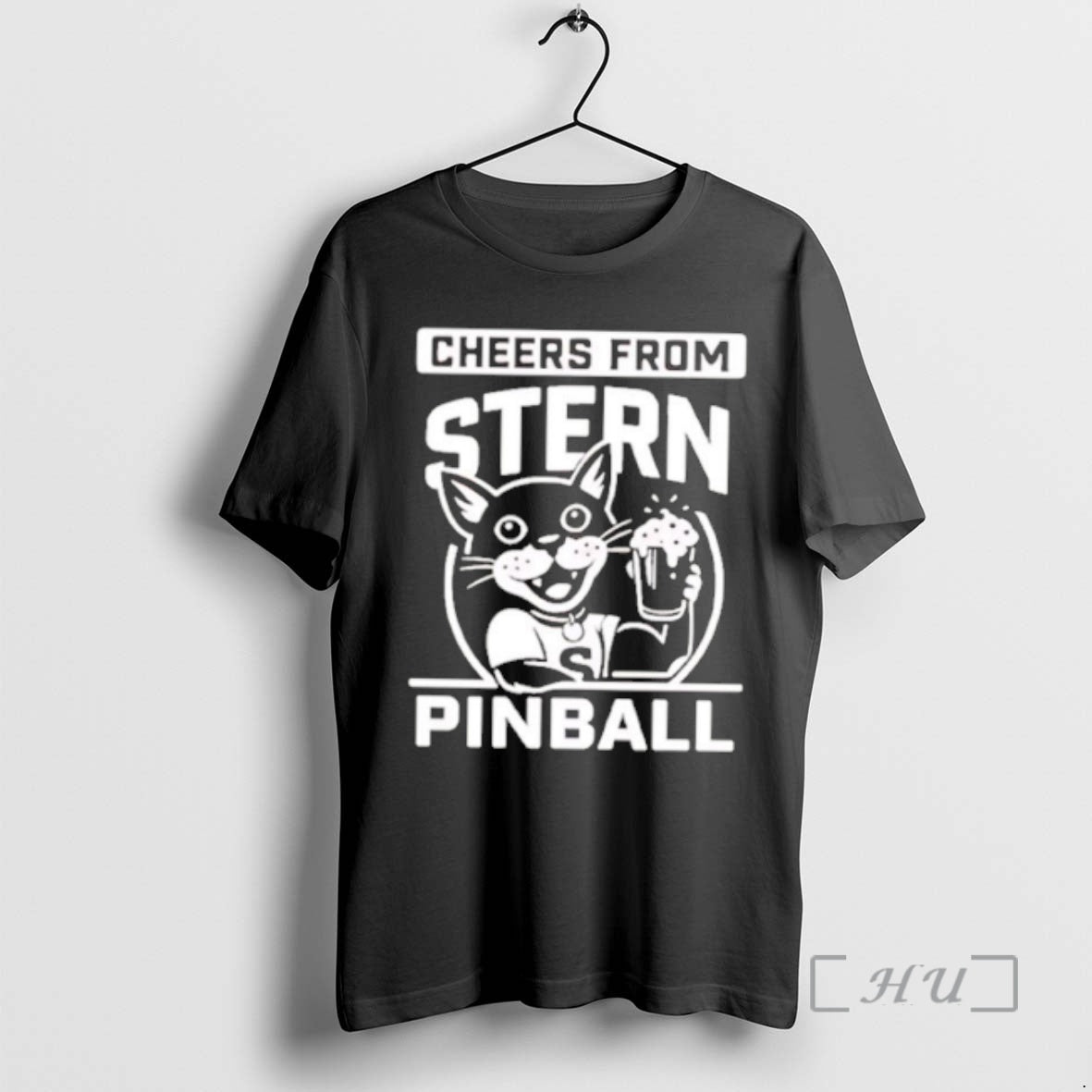 Officials Cheers From Stern Pinball Cartoon Cat Drinking Beer T-Shirts, Hoodie, Sweatshirt | PopFlextees.com