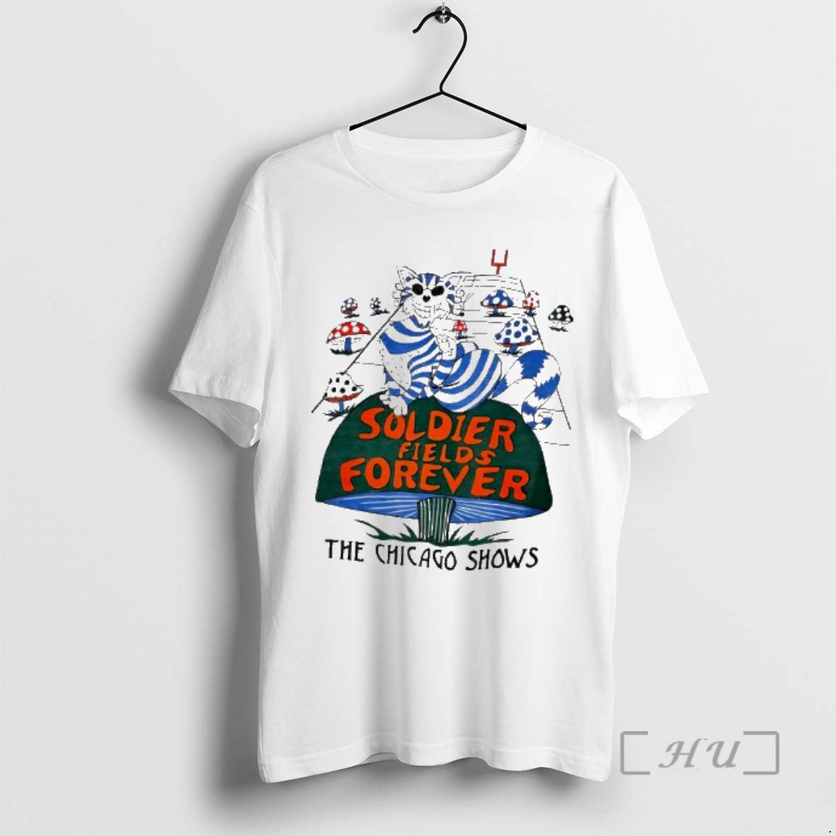 Officials Cheshire Cat Soldier Fields Forever The Chicago Shows T-Shirts, Hoodie, Sweatshirt | PopFlextees.com