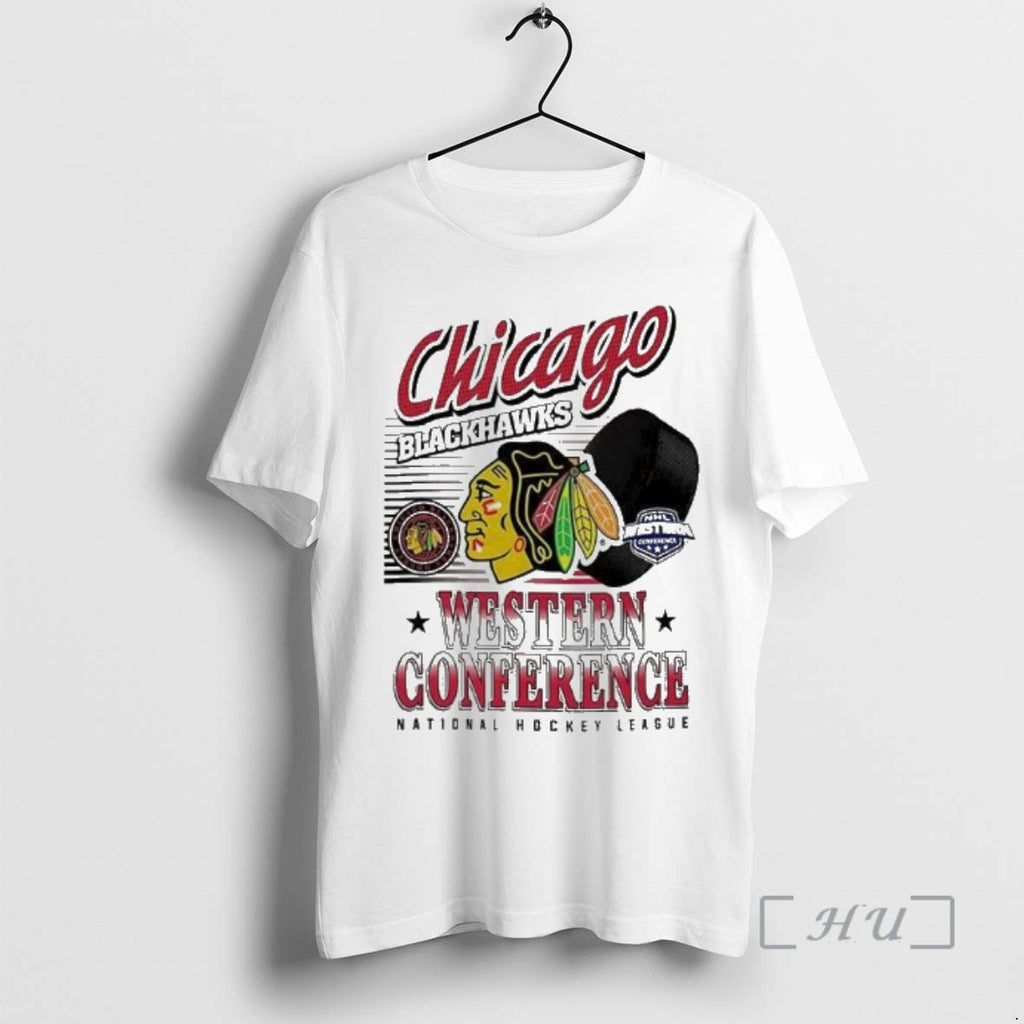 Officials Chicago Blackhawks Nhl Wastern Conference Logo And Ball T-Shirts, Hoodie, Sweatshirt | PopFlextees.com