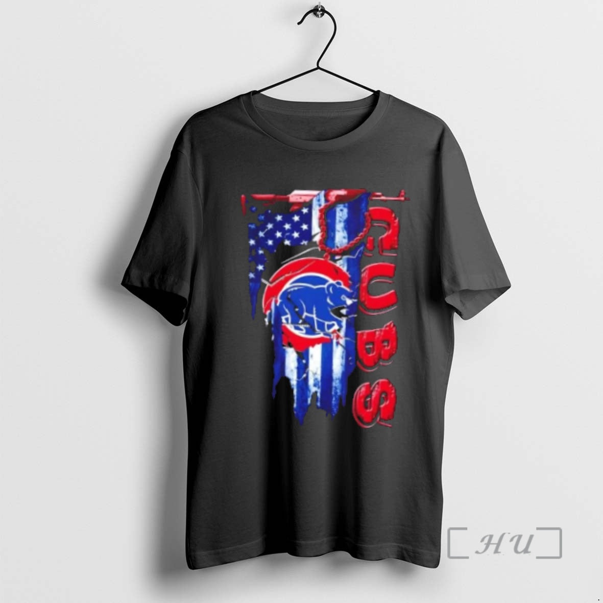 Officials Chicago Cubs Baseball Battle Shattered Usa Flag Rip Design T-Shirts, Hoodie, Sweatshirt | PopFlextees.com