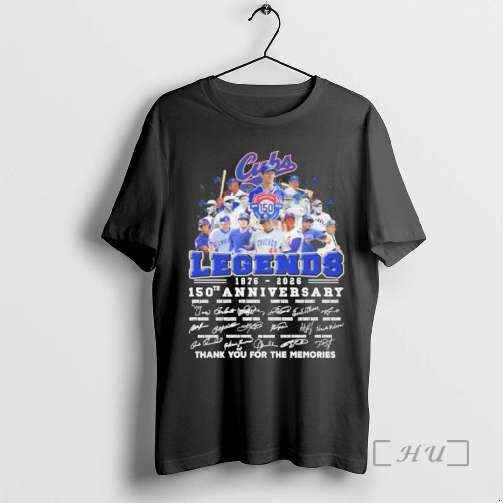 Officials Chicago Cubs Legends Team 125th Anniversary 1901 2026 T-Shirts, Hoodie, Sweatshirt | PopFlextees.com