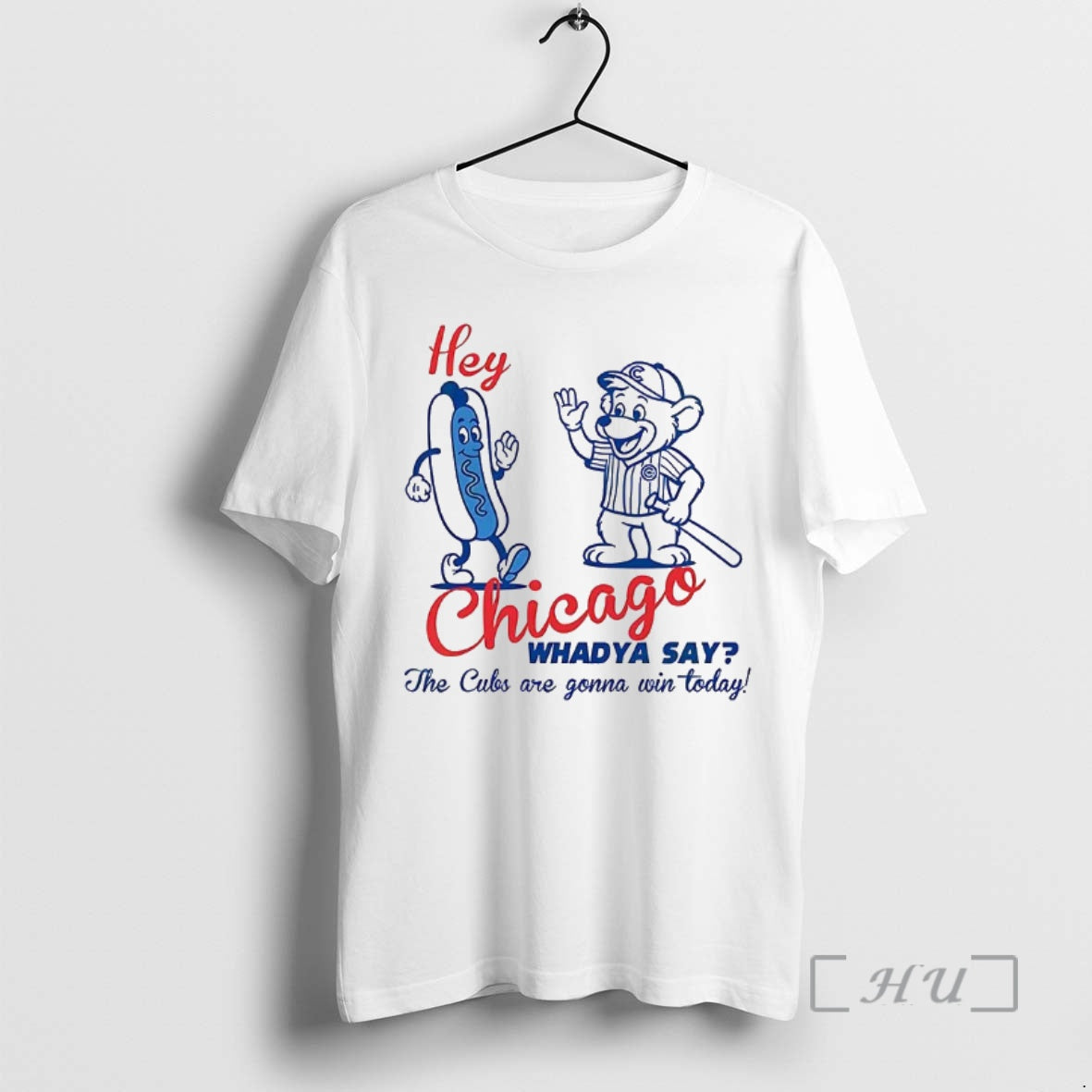 Officials Chicago Cubs Baseball Hey Chicago Whaddya Say The Cubs Are Gonna Win Today Hotdog T-Shirts, Hoodie, Sweatshirt