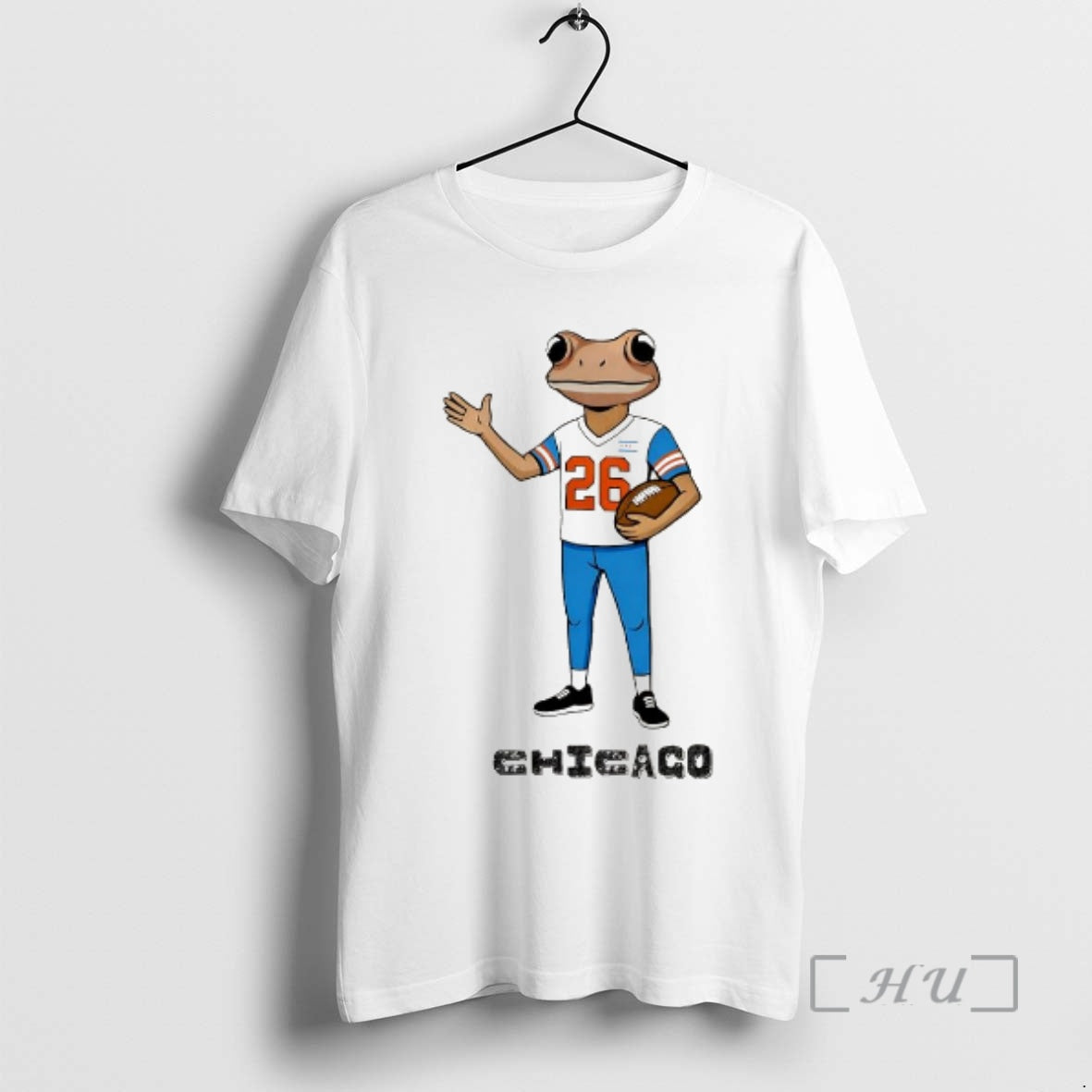 Officials Chicago Frog Character Wearing Number 26 Football Jersey Sports T-Shirts, Hoodie, Sweatshirt | PopFlextees.com