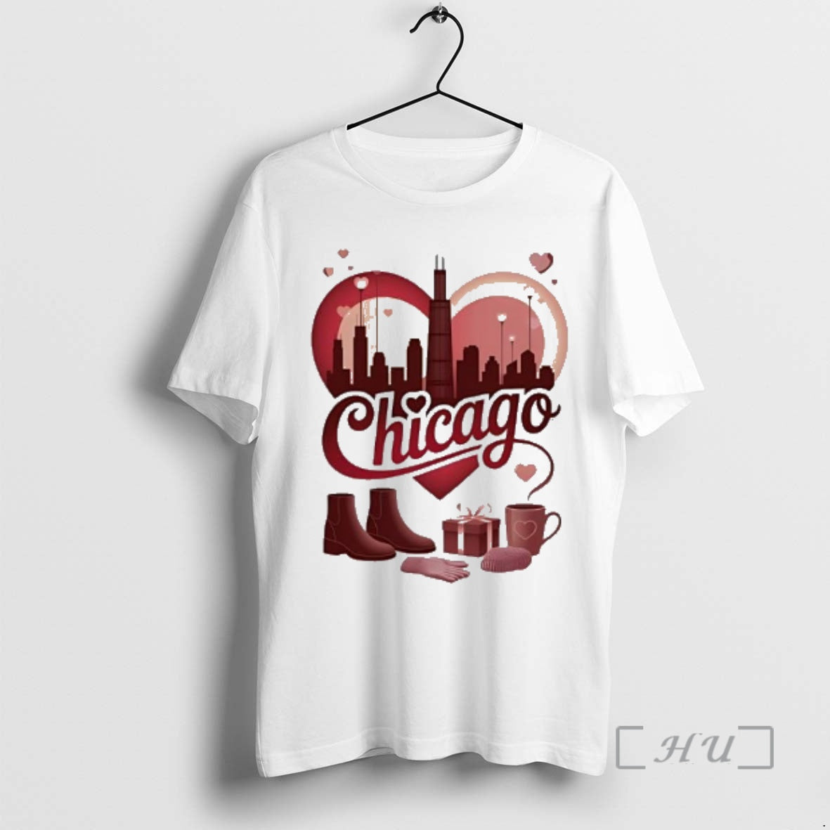 Officials Chicago Valentine Love The Windy City T-Shirts, Hoodie, Sweatshirt | PopFlextees.com