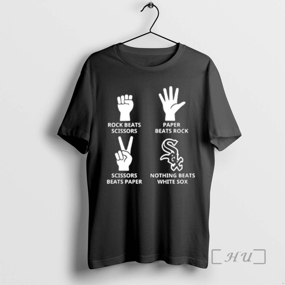 Officials Chicago White Sox Nothing Beats Rock Beats Scissors Paper Beats Rock Scissors Beats Paper T-Shirts, Hoodie,...