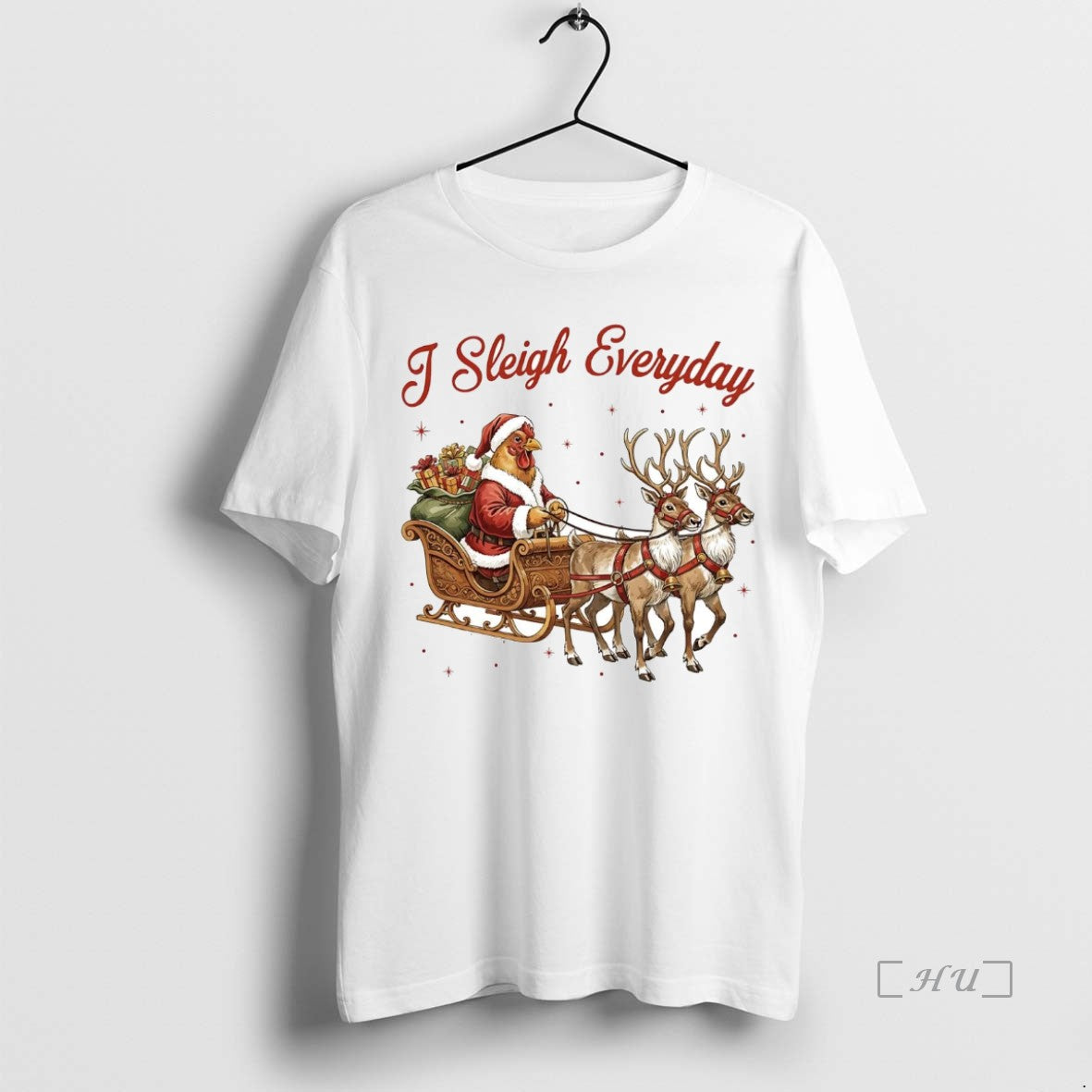 Officials Chicken I Sleigh Everyday Christmas T-Shirts, Hoodie, Sweatshirt | PopFlextees.com