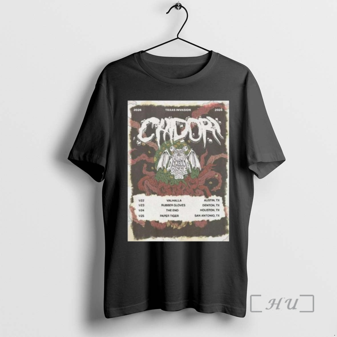Officials Chidori Texas Invasion Tour 2026 T-Shirts, Hoodie, Sweatshirt | PopFlextees.com