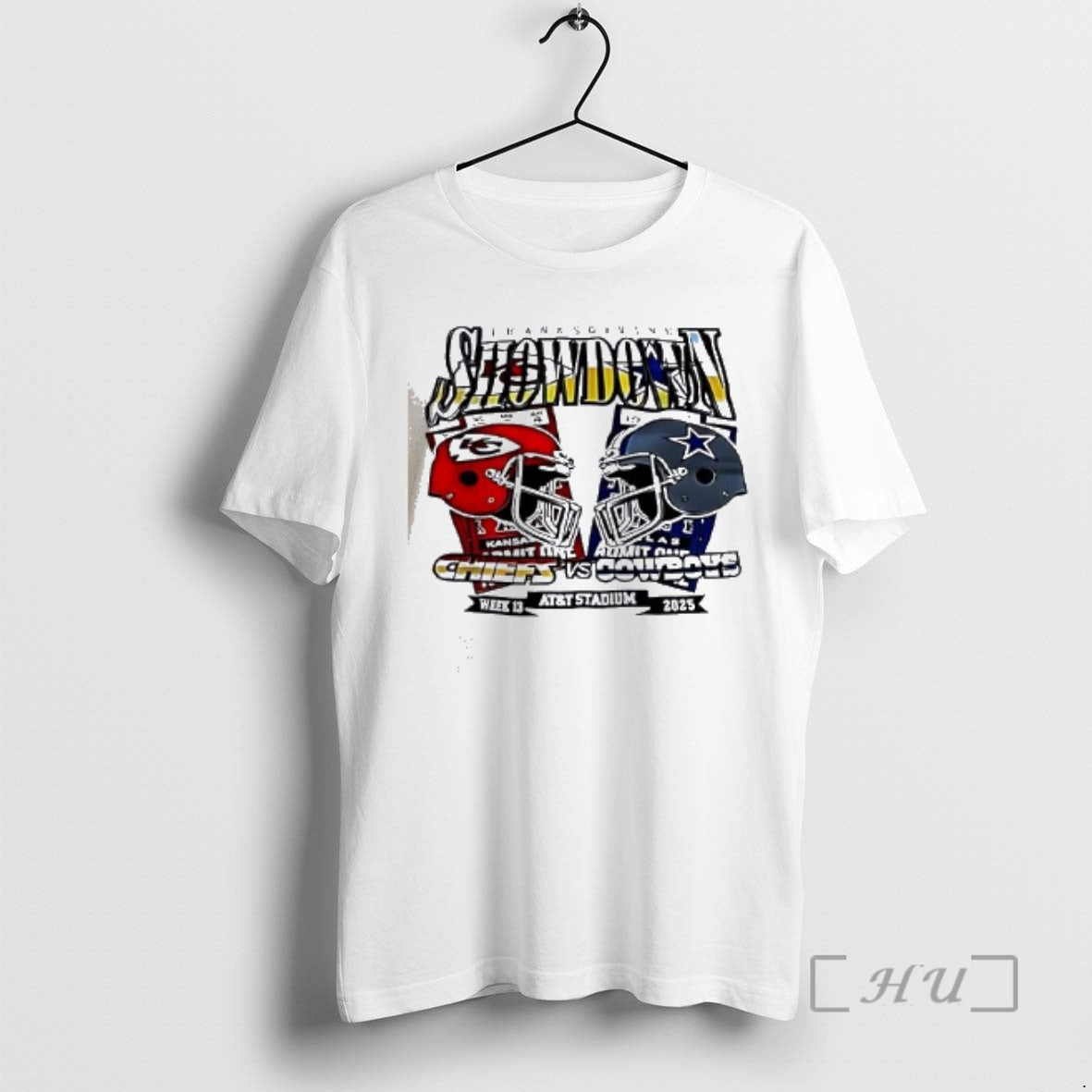 Officials Chiefs Vs Cowboy Thanksgiving Showdown 2025 Helmet T-Shirts, Hoodie, Sweatshirt | PopFlextees.com
