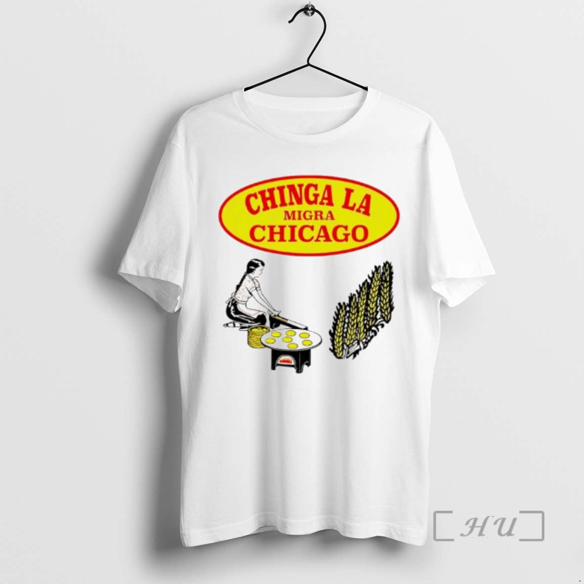 Officials Chinga La Migra Chicago Tortilla Logo T-Shirts, Hoodie, Sweatshirt | PopFlextees.com