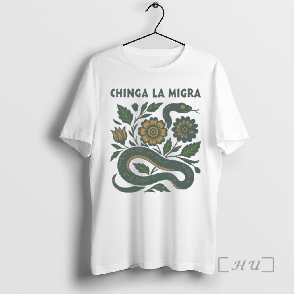Officials Chinga La Migra Snake T-Shirts, Hoodie, Sweatshirt | PopFlextees.com