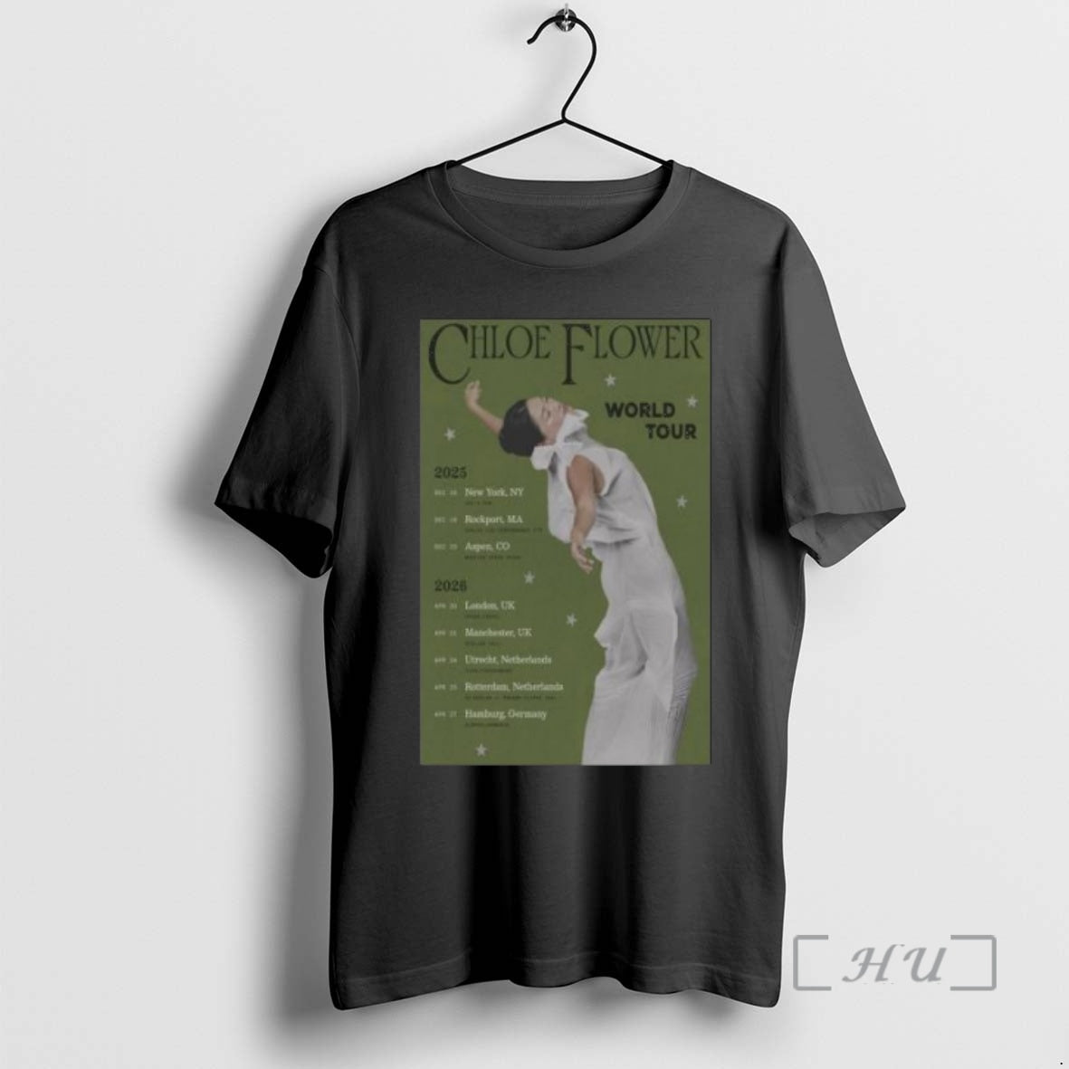 Officials Chloe Flower World Tour 2025 2026 Circle Black T-Shirts, Hoodie, Sweatshirt | PopFlextees.com