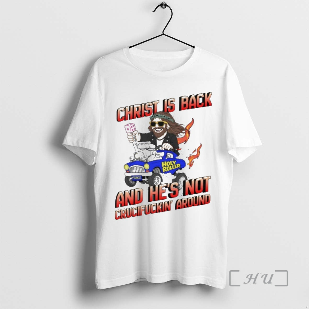 Officials Christ Is Back And Hes Not Crucifuckin Around T-Shirts, Hoodie, Sweatshirt | PopFlextees.com