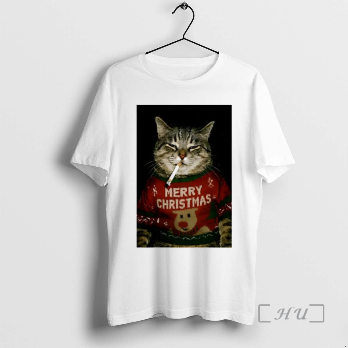 Officials Christmas Cat Smoking Graphic T-Shirts, Hoodie, Sweatshirt | PopFlextees.com