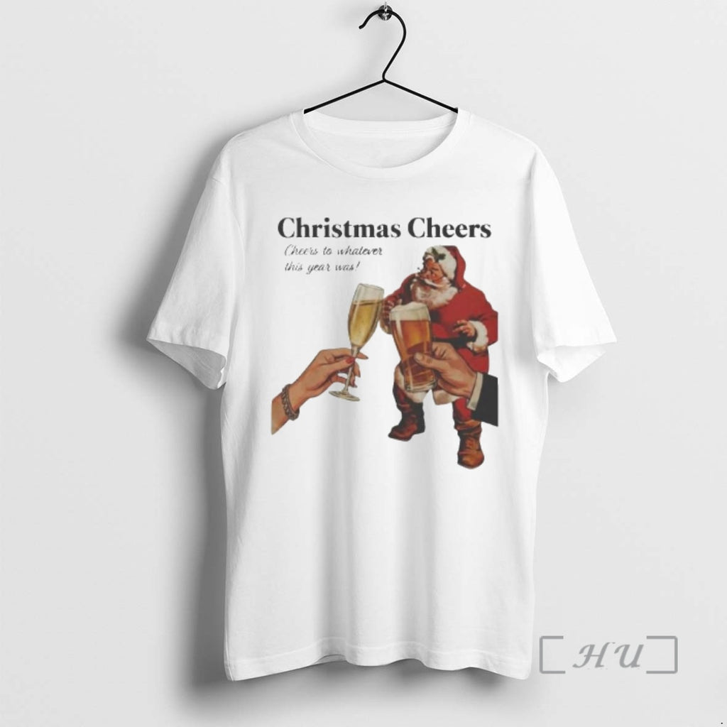 Officials Christmas Cheers To Whatever This Year Was T-Shirts, Hoodie, Sweatshirt | PopFlextees.com