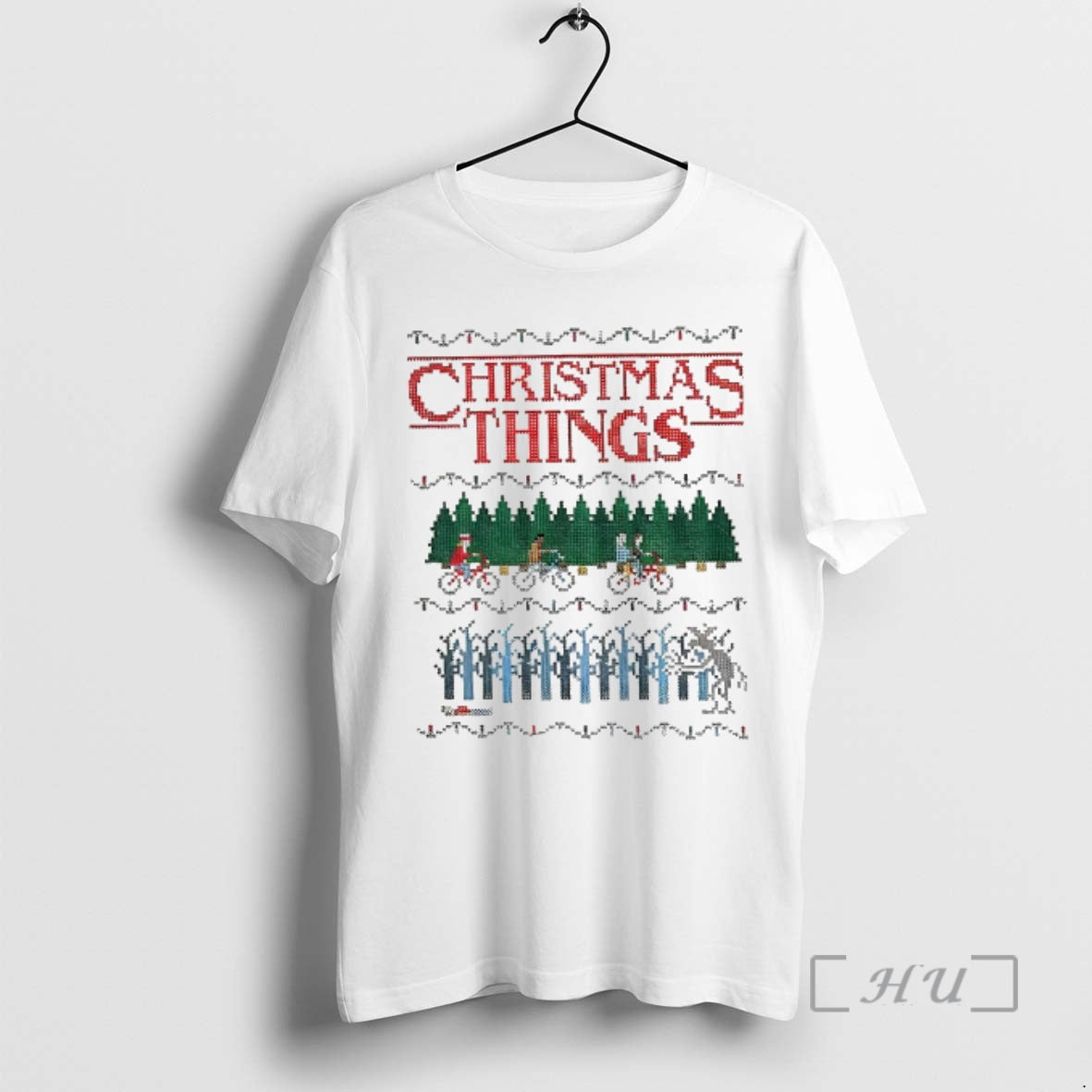 Officials Christmas Things Stranger Upside Down Merry Xmas T-Shirts, Hoodie, Sweatshirt | PopFlextees.com