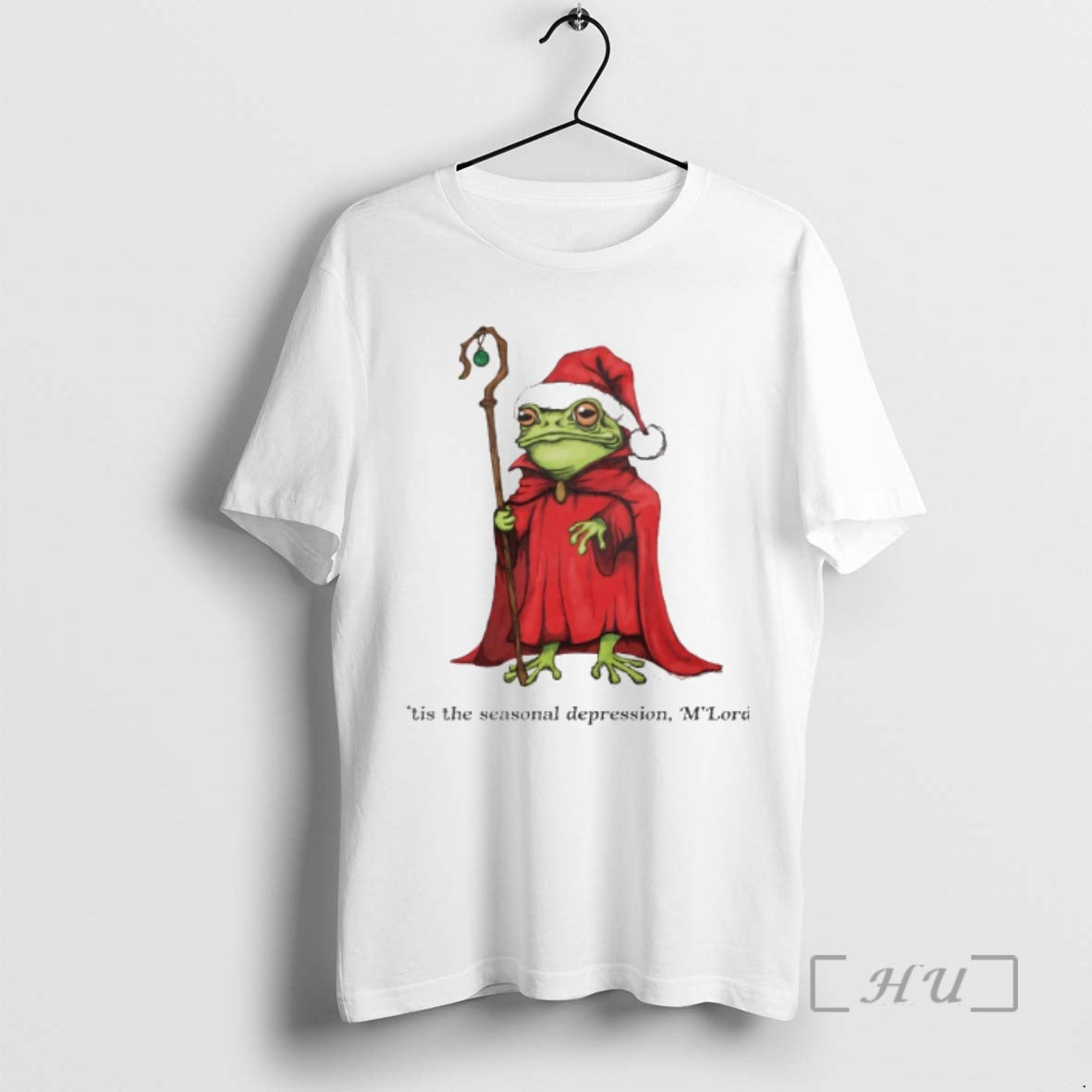 Officials Christmas Wizard Frog Tis The Seasonal Depression Mlord T-Shirts, Hoodie, Sweatshirt | PopFlextees.com