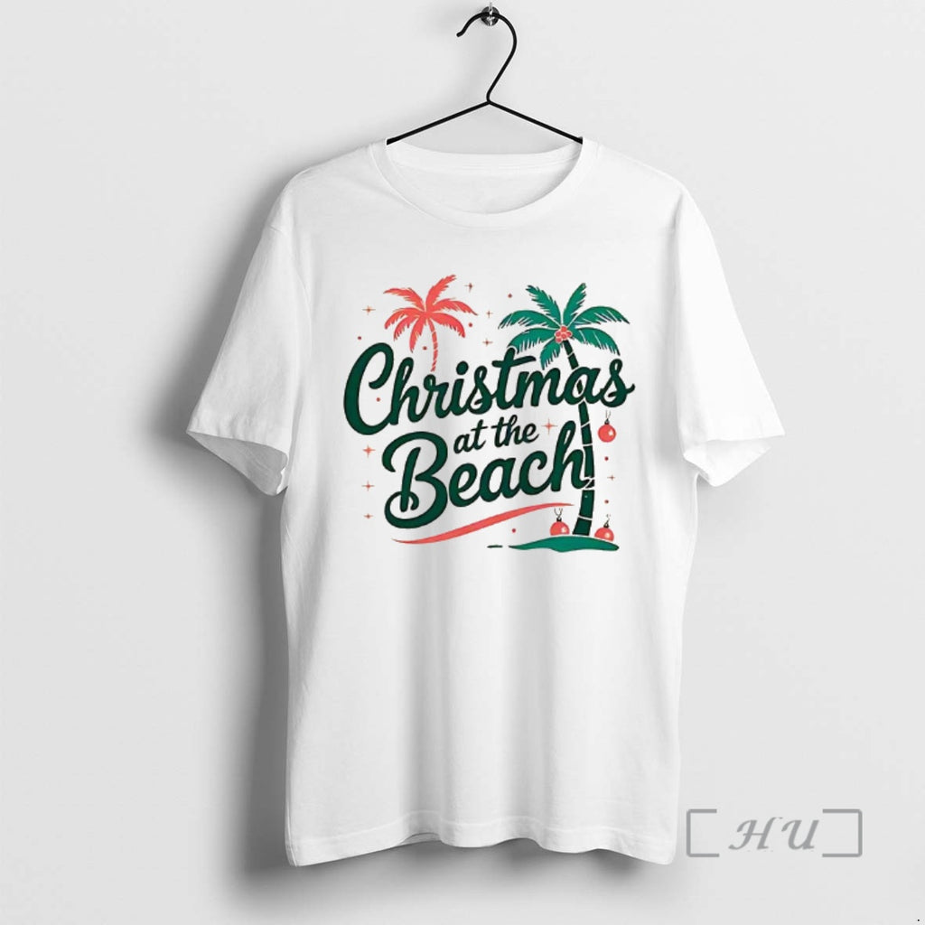 Officials Christmas At The Beach T-Shirts, Hoodie, Sweatshirt | PopFlextees.com